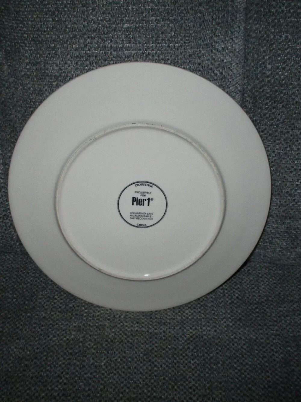 Pier 1 Imports Lemon Collection Hand Decorated 2 Salad Dessert Plates HTF